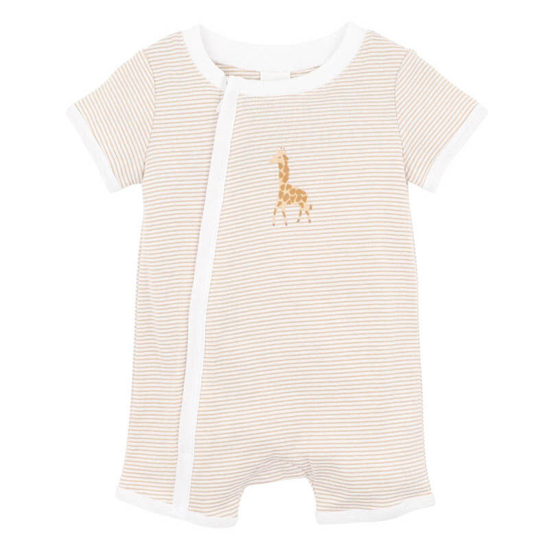 Bébé Billie Giraffe Organic Ss Zipsuit image number 0